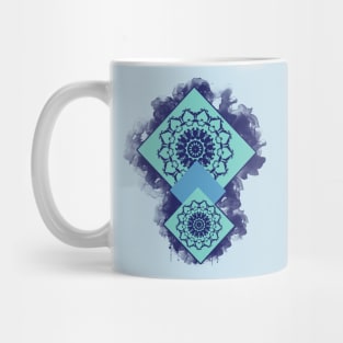 Blue Dreamcatcher Mandala Mug